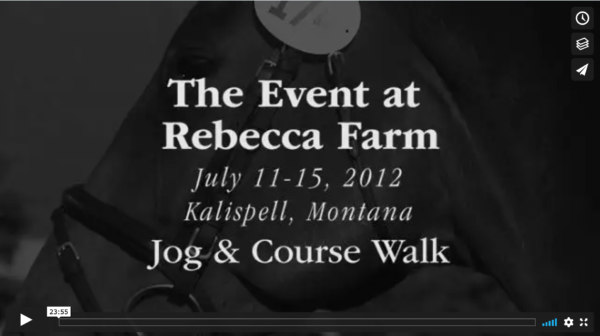 2012 Event at Rebecca Farm: Jog & Course Walk